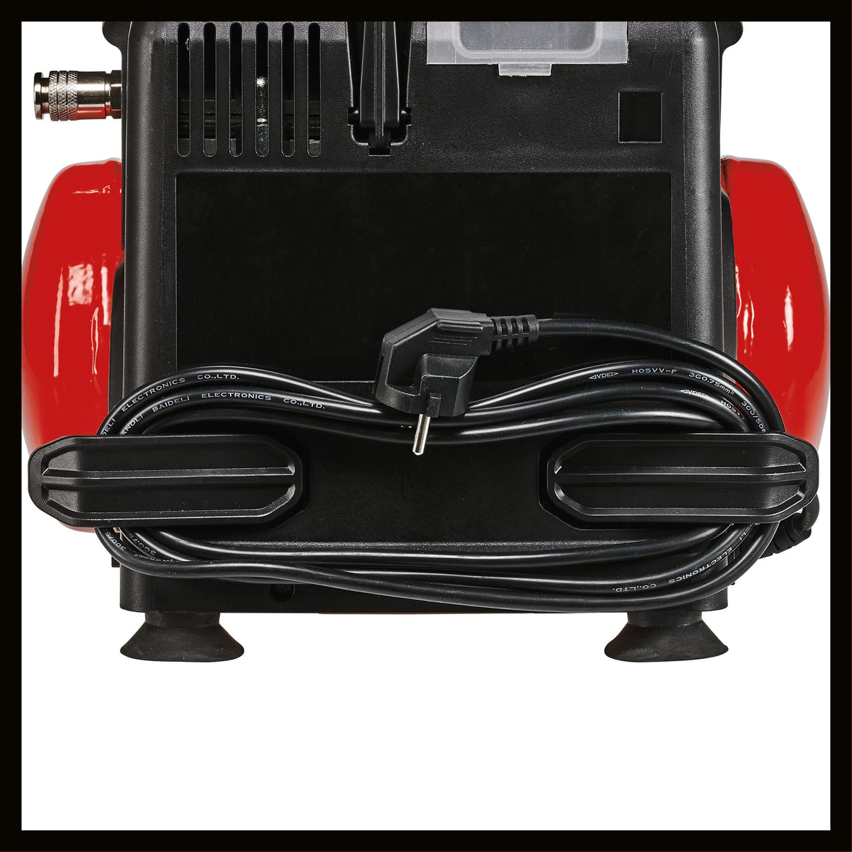 Compresor Einhell TC - AC 190/6/8 OF Set, 1200 W, max. 8 bar, rezervor de 6 L, capacitate de admisie 190 L/m, turatie motor 18000 rpm, regulator de presiune, manometru, fara ulei Einhell - scule electrice si unelte profesionale - BricoMart