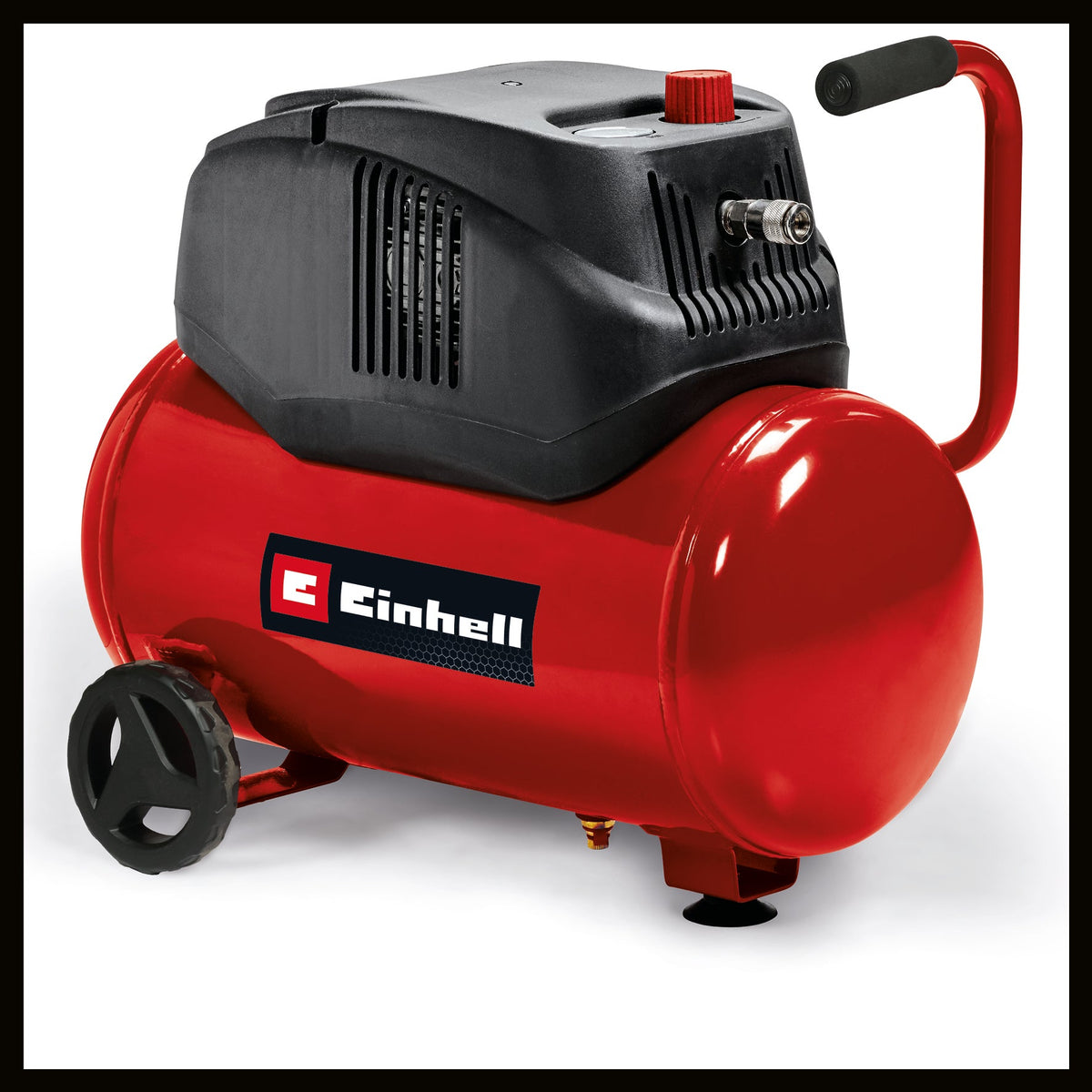 Compresor Einhell TC - AC 200/24/8 OF, 1.200 W, max. 8 bar, reductor de presiune, motor fara ulei/fara service, rezervor de 24 l, picior de absorbtie a vibratiilor, supapa de sens unic/de siguranta Einhell - scule electrice si unelte profesionale - BricoMart