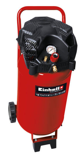 Compresor Einhell TC - AC 240/50/10 OF, 1500 W, max. 10 bar, rezervor de 50 l, putere de aspirare 240 l/min, turatie motor 18000 rpm, reductor de presiune, manometru, fara ulei Einhell - scule electrice si unelte profesionale - BricoMart