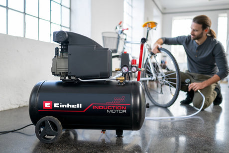 Compresor Einhell TC - AC 270/50/10 - 1800 W, 50 l, 75 dB (A) BricoMart - scule electrice si unelte profesionale - BricoMart