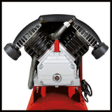 Compresor Einhell TC - AC 420/50/10 V, 2200 W, 2850 rpm, max. 10 bar, rezervor de 50 l, unitate compresor dubla, reductor de presiune, manometru, supapa de sens unic, supapa de siguranta Einhell - scule electrice si unelte profesionale - BricoMart