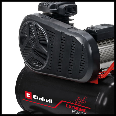 Compresor Einhell TE - AC 430/90/10, 3.000 W, transmisie prin curea trapezoidala, pana la 10 bar, rezervor de 90 l, pompa lubrifiata cu ulei, mobilitate datorita rotilor mari, putere mare de iesire Einhell - scule electrice si unelte profesionale - BricoMart