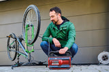 Compresor hibrid Einhell PRESSITO 18/25 Hybrid Power X - Change, 18 V, functionare cu cablu de alimentare sau acumulator, max. 11 bar, incl. 4 buc. set adaptor si 2 furtunuri, fara acumulator Einhell - scule electrice si unelte profesionale - BricoMart