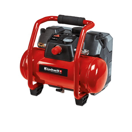Compresor pe acumulator Einhell TE - AC 36/6/8 Li OF set power X - Change (2x18V, litiu - ion, max. 8 bar, rezervor de 6 litri, pompa fara ulei, incl. accesorii, fara acumulator sau incarcator Einhell - scule electrice si unelte profesionale - BricoMart