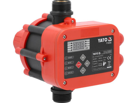Comutator de presiune Presostat Yato YT - 85392, PC - 58 , 0,5 - 6 bar, 10 bar, 220 - 240 V, IP65 , LCD YATO - scule electrice si unelte profesionale - BricoMart
