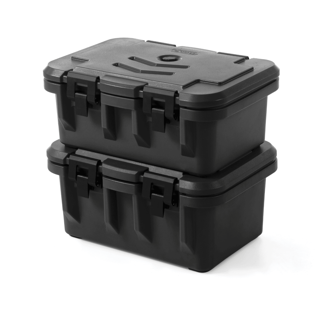 Container termo- izolat catering GN 1/1, incarcare frontala, marime interioara GN 1/1 - H 20 cm, Amerbox, dimensiuni exterioare 630x440x(H)305 mm