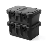 Container termo- izolat catering GN 1/1, incarcare frontala, marime interioara GN 1/1 - H 20 cm, Amerbox, dimensiuni exterioare 630x440x(H)305 mm
