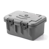 Container termo- izolat catering GN 1/1, incarcare frontala, marime interioara GN 1/1 - H 20 cm, Amerbox, dimensiuni exterioare 630x440x(H)305 mm