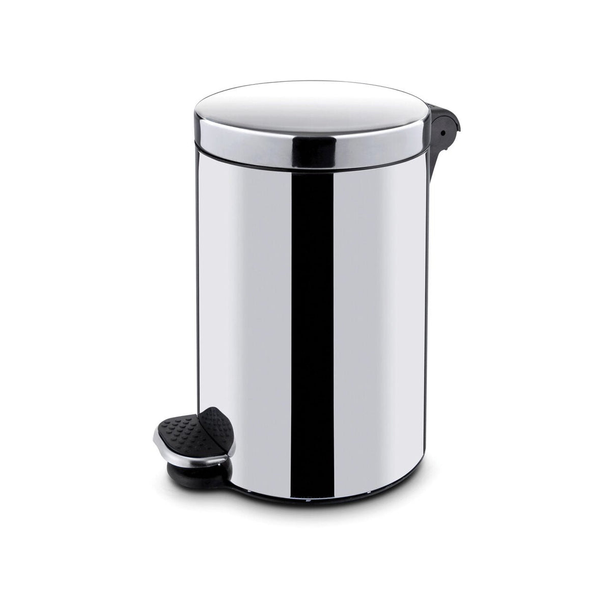 Cos de gunoi rotund cu pedala, inox, 30L,ø300x(H)650mm