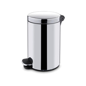 Cos de gunoi rotund cu pedala, inox, 30L,ø300x(H)650mm