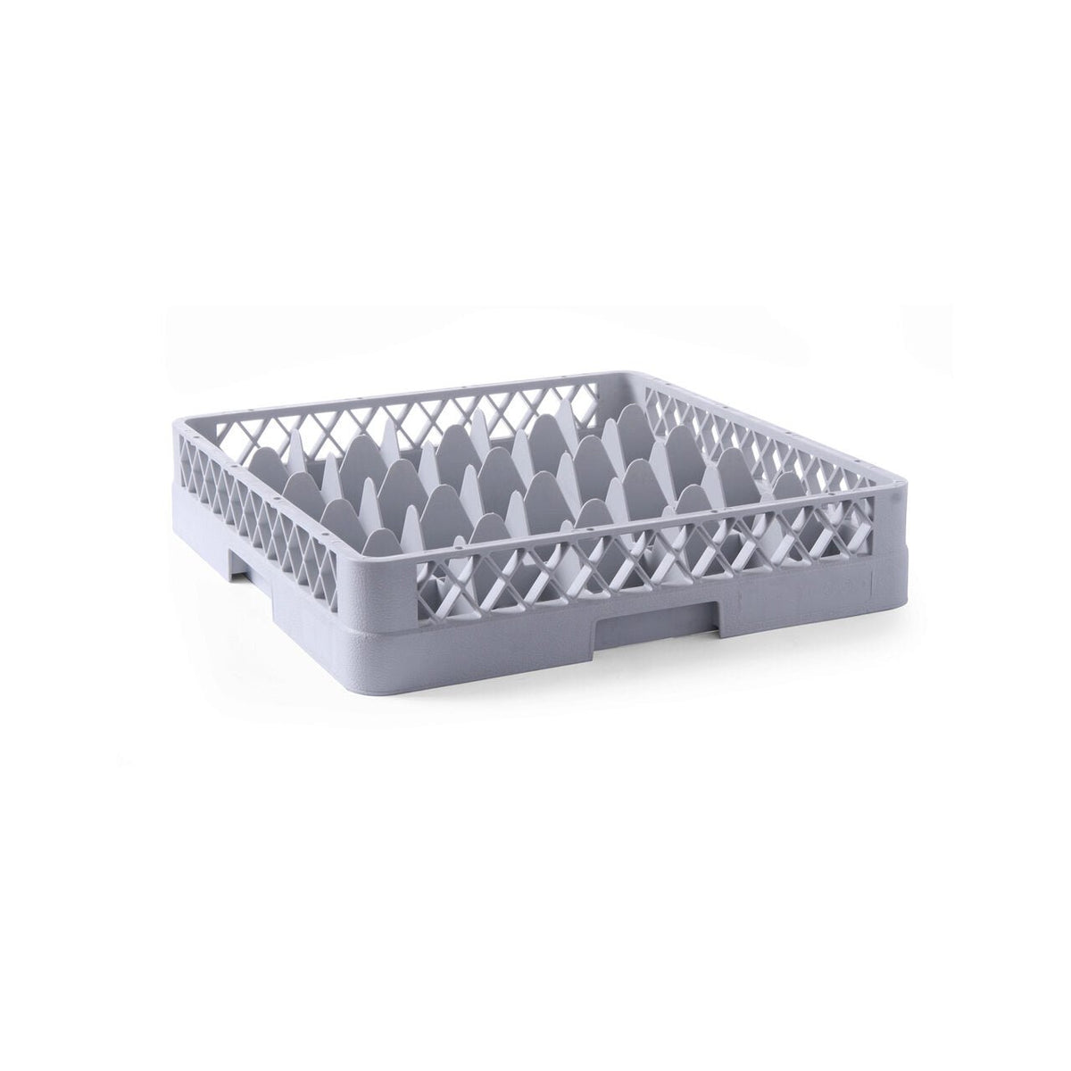 Cos universal pentru masina de spalat vase, polietilena, Gri Hendi 36 compartimente, 500x500x(H)104 mm