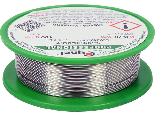 COSITOR FARA PLUMB, 0,7MM, 100G, SN99,3CU0,7 Toya 76851 Toya - scule electrice si unelte profesionale - BricoMart