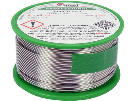 COSITOR FARA PLUMB, 1,0MM, 250G, SN99,3CU0,7 Toya 76853 Toya - scule electrice si unelte profesionale - BricoMart