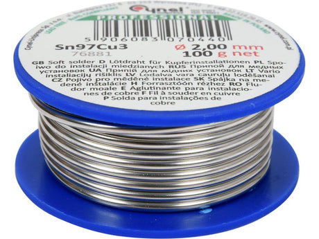 COSITOR FARA PLUMB, 2,0MM, 100G, SN97CU3 Toya 76881 Toya - scule electrice si unelte profesionale - BricoMart