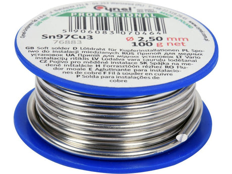 COSITOR FARA PLUMB, 2,5MM, 100G, SN97CU3 Toya 76883 Toya - scule electrice si unelte profesionale - BricoMart