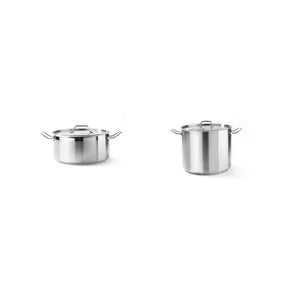 Cratiță capac 2.8L (20cm) + Oală capac 2L (16cm)