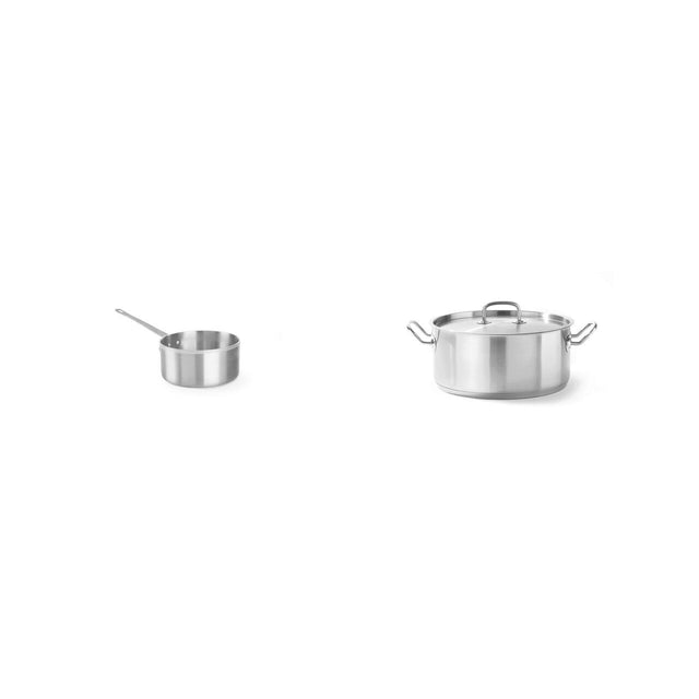 Cratiță coadă 2L (18cm) + Cratiță capac 1.5L