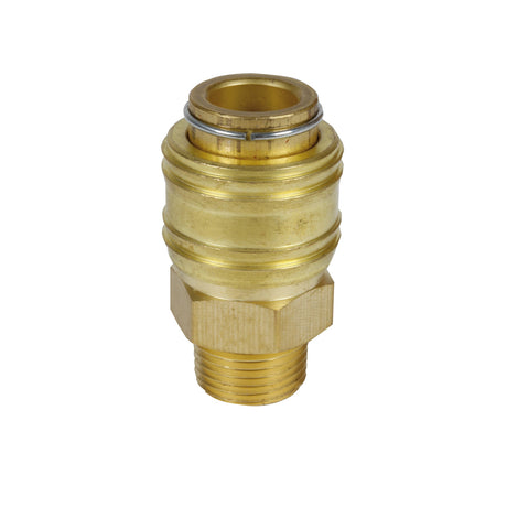Cupla rapida originala Einhell R 3/8 inch filet exterior (accesorii compresor, filet exterior, din alama rezistenta, pentru furtunuri de aer comprimat) Einhell - scule electrice si unelte profesionale - BricoMart