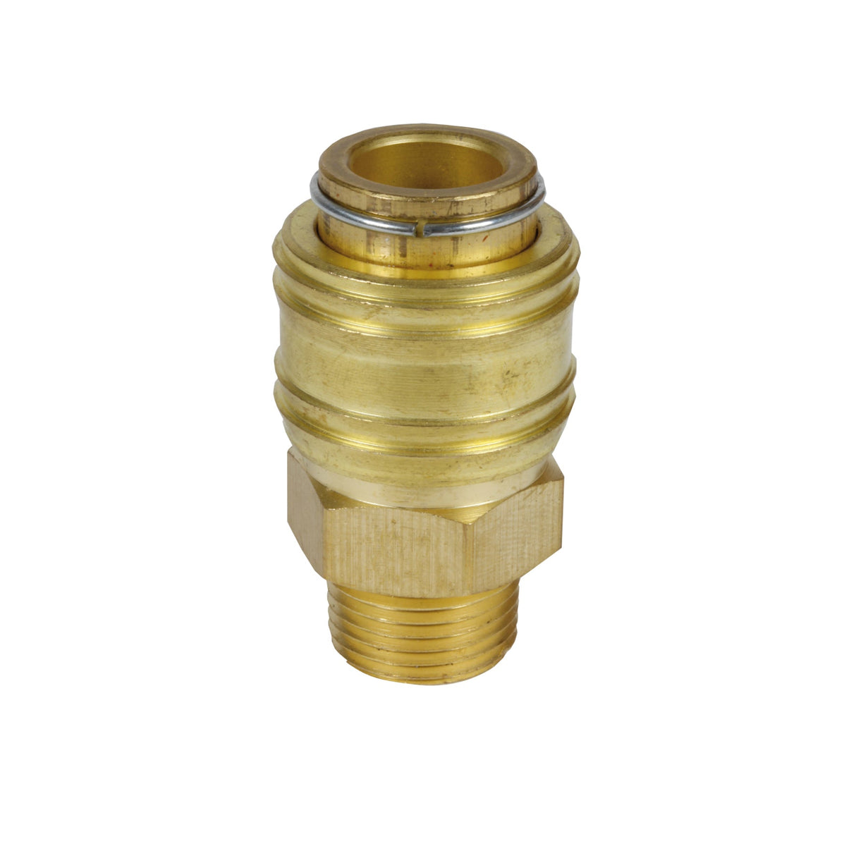 Cupla rapida originala Einhell R 3/8 inch filet exterior (accesorii compresor, filet exterior, din alama rezistenta, pentru furtunuri de aer comprimat) Einhell - scule electrice si unelte profesionale - BricoMart
