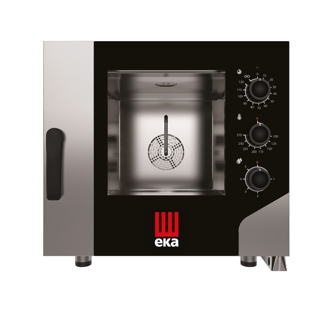 Cuptor cu abur cu 5 tavi GN1/1,400V/7800W, 730x855x(H)700mm
