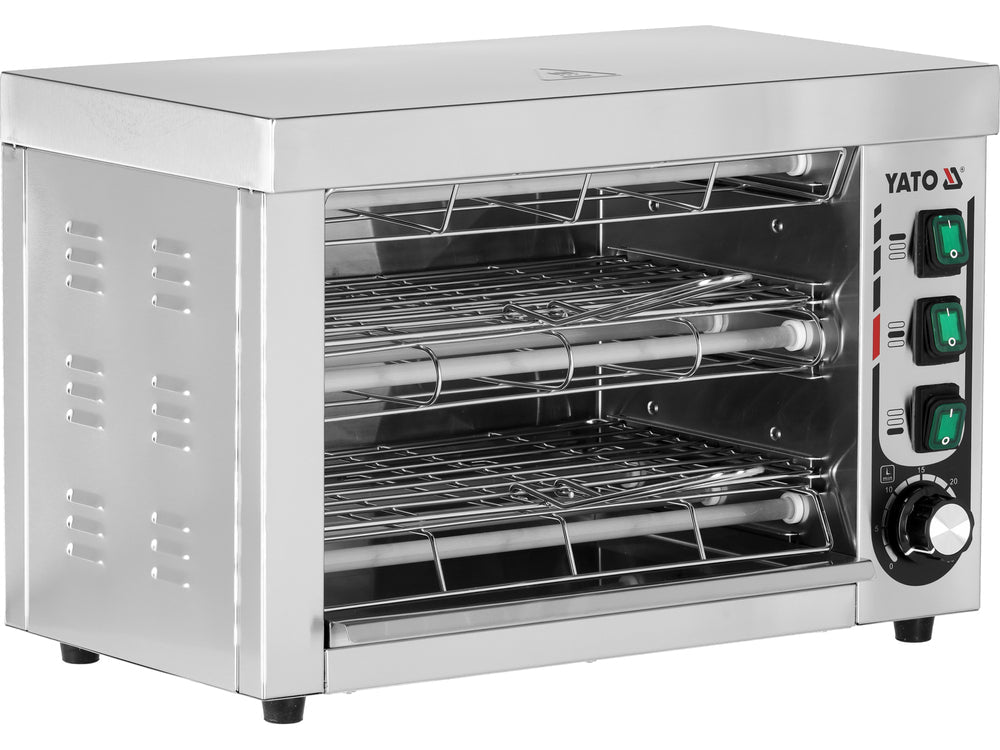 CUPTOR SALAMANDER QUARTZ 49X30X33CM Yato YG - 04660 - 3000 W, 490 x 300 x 330 mm, 8,5 kg, electrica Yato - scule electrice si unelte profesionale - BricoMart