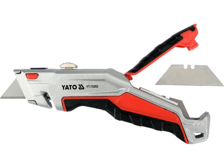Cutit cu lama trapezoidala retractabila YATO YT-75202 - imagine 5
