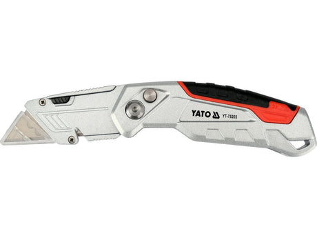 Cutit cu lama trapezoidala retractabila YATO YT-75203 - imagine 3