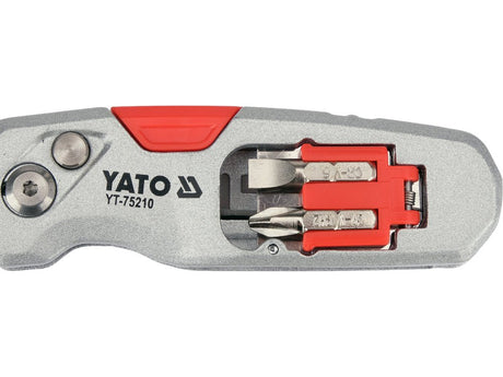 Cutit cu lama trapezoidala retractabila YATO YT-75210 - imagine 6