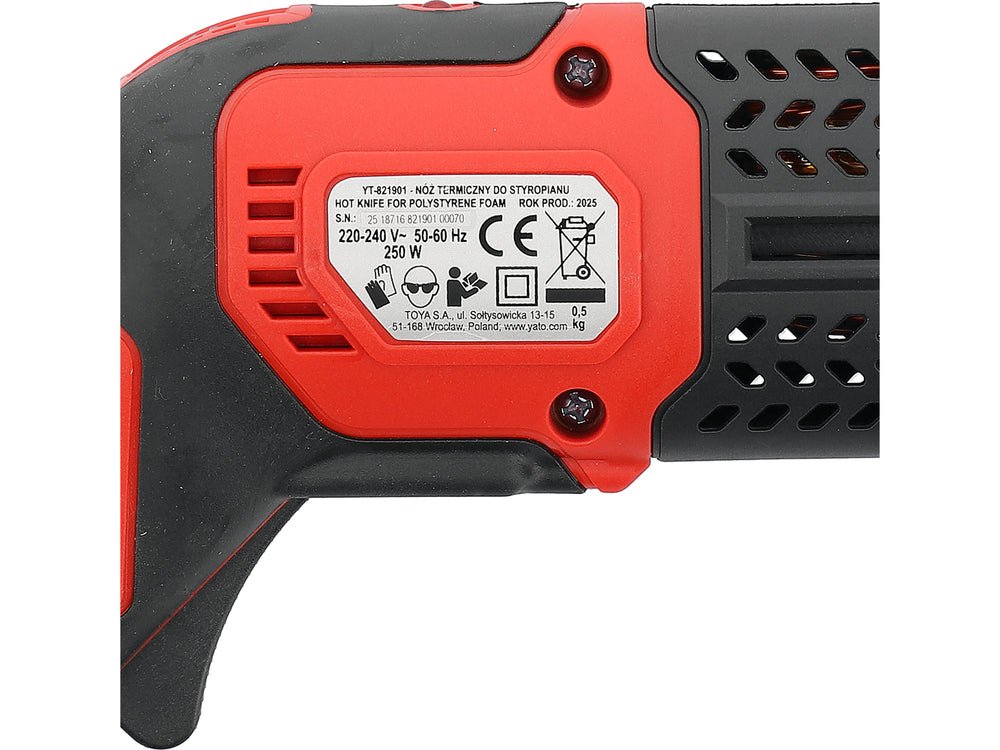 Cutit pentru polistiren YATO YT-821901, 190 W, 200 mm - imagine 7