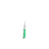 Cutit universal, lama inox zimtata de 10 cm, lungime cutit 20.5 cm, maner verde, Hendi, respecta normele de igiena HACCP