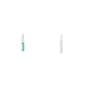 Cuțitul bucătarului verde + alb (18cm)