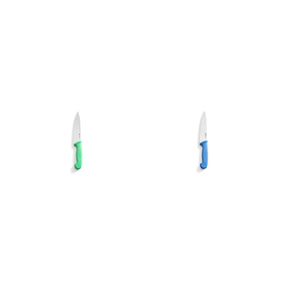 Cuțitul bucătarului verde + albastru (18cm)