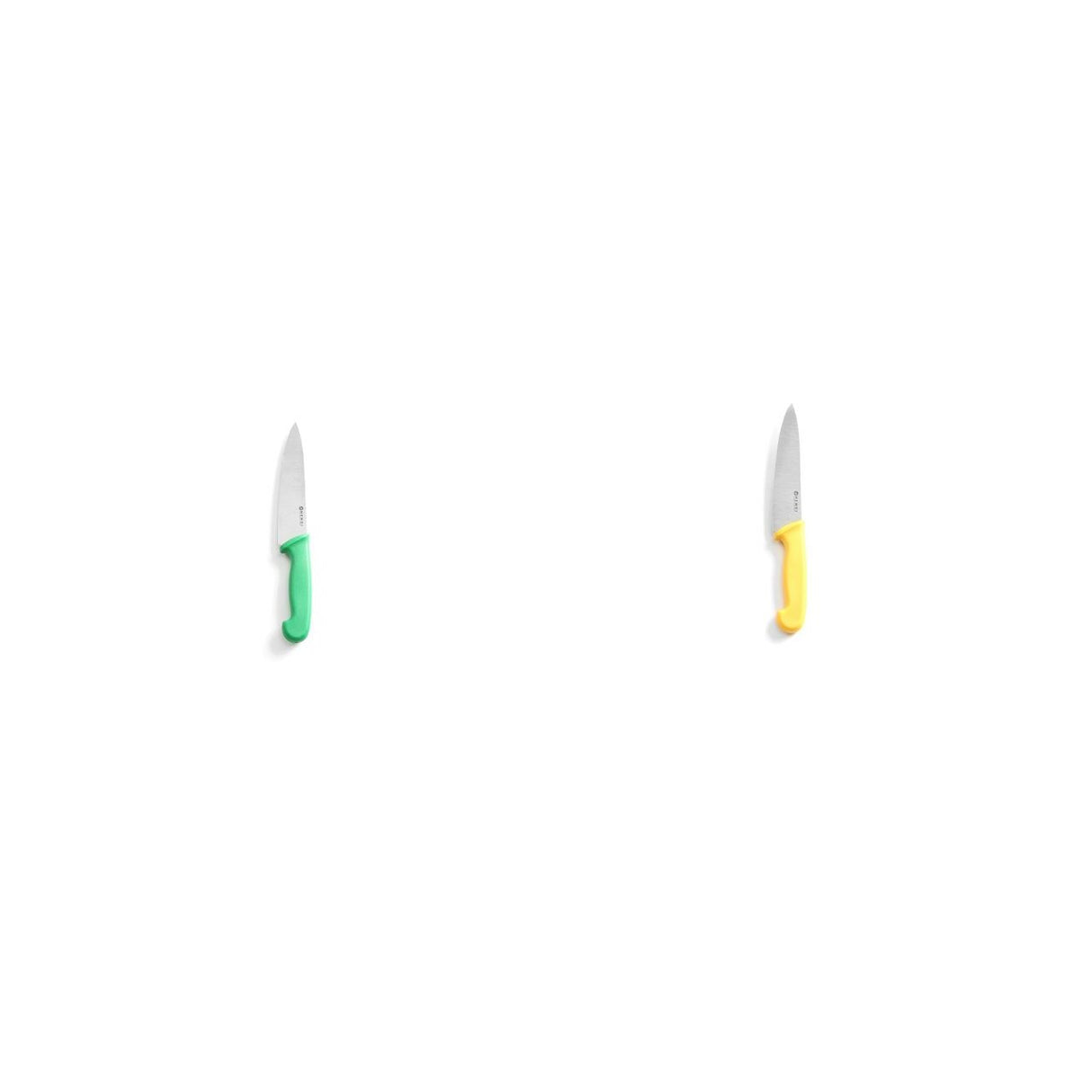 Cuțitul bucătarului verde + galben (18cm)