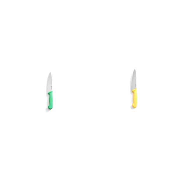 Cuțitul bucătarului verde + galben (18cm)