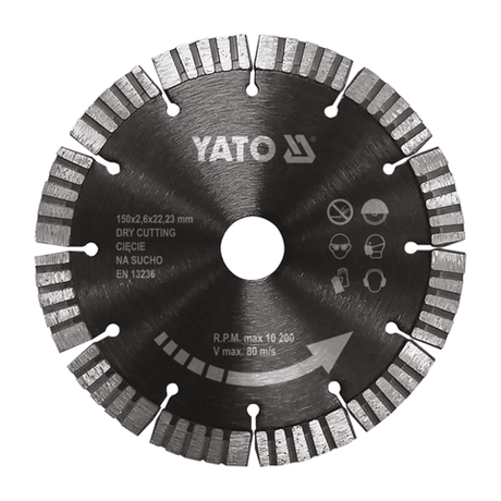 DEBITATOR CANALE ZIDĂRIE Yato YT-82016, 150MM , 1800W , 8000 min YATO - scule electrice si unelte profesionale - BricoMart