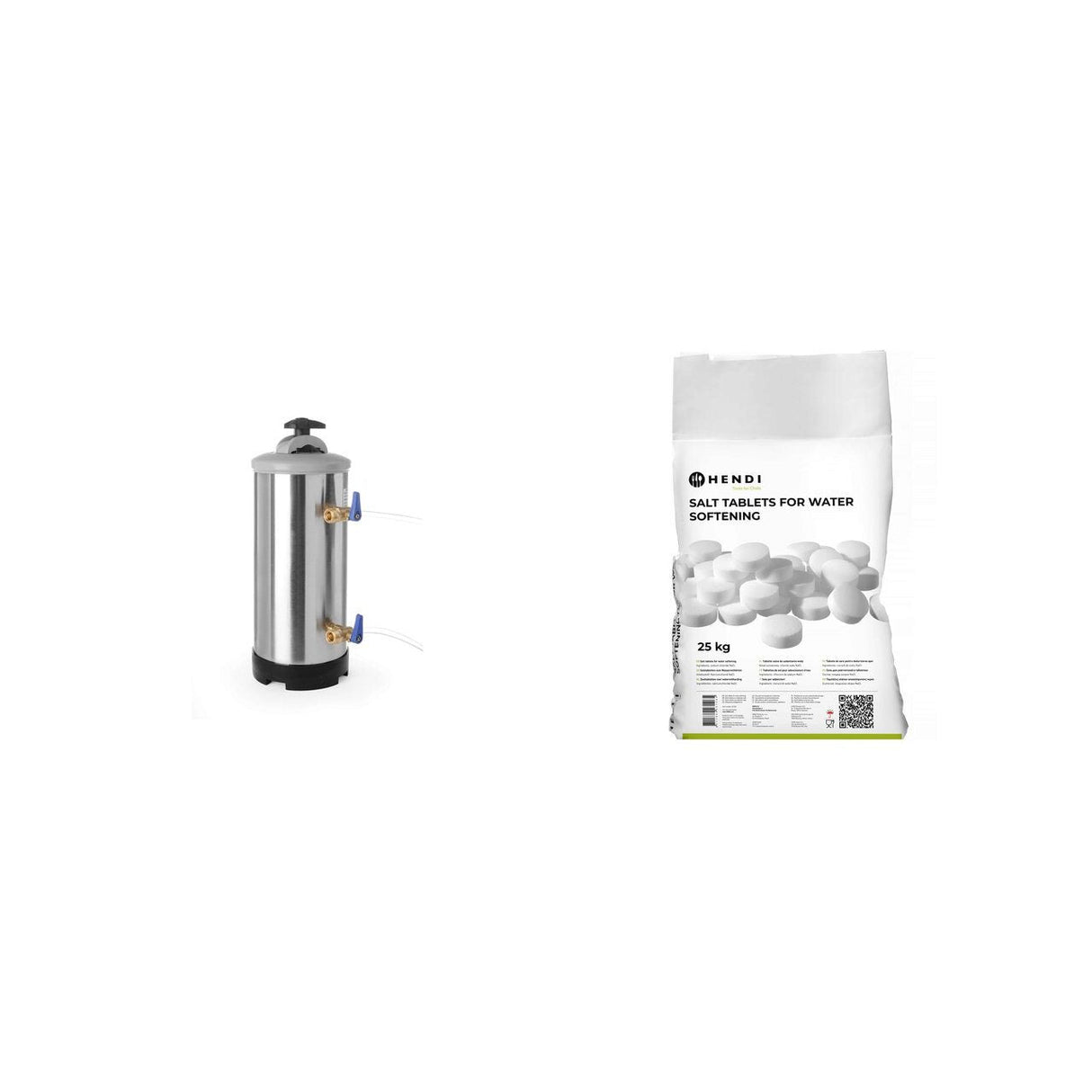 Dedurizator apă 12L + Tablete sare 25kg