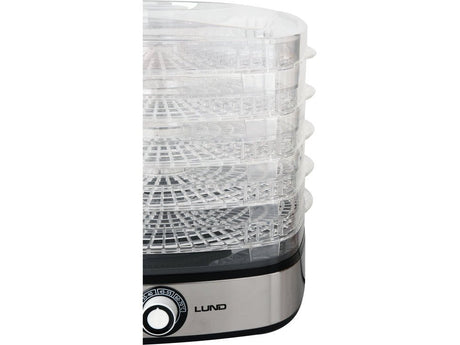 DESHIDRATOR ALIMENTE, 5 TAVI, 420 - 500W Lund 68270 - Deshidratatoare alimentare, 240V, 4 cm, 2 cm Lund - scule electrice si unelte profesionale - BricoMart