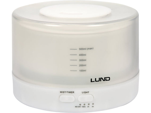 DIFUZOR AROMATERAPIE 500ML, CU TELECOMANDA Lund 66904 - 500 ml, 12W, 240V, 60ml Lund - scule electrice si unelte profesionale - BricoMart