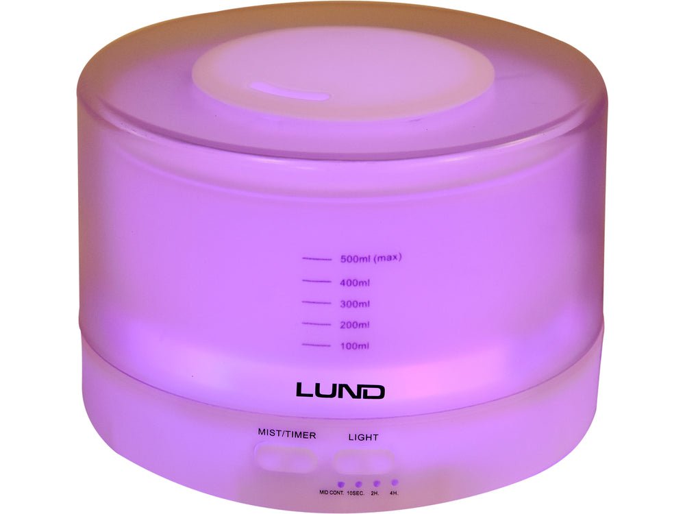 DIFUZOR AROMATERAPIE 500ML, CU TELECOMANDA Lund 66904 - 500 ml, 12W, 240V, 60ml Lund - scule electrice si unelte profesionale - BricoMart