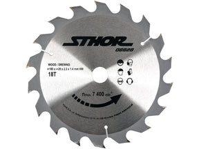 DISC CIRCULAR PENTRU LEMN Sthor 08828 , 185X20X2.2MM T18 STHOR - scule electrice si unelte profesionale - BricoMart