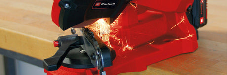 Disc de rectificat de rezerva original Einhell Ø 108 mm (accesorii pentru masini de ascutit lanturi, grosime 3,2 mm, alezaj 23 mm, granulatie P100, potrivit pentru masini de ascutit lanturi Einhell) Einhell - scule electrice si unelte profesionale - BricoMart