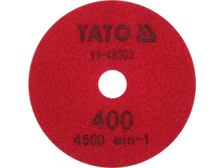 DISC DIAMANTAT PENTRU SLEFUIRE SI LUSTRUIRE, 100MM, D400 Yato YT - 48203 - 100 mm, 4500 rpm Yato - scule electrice si unelte profesionale - BricoMart