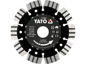 DISC PENTRU BETON ARMAT 125MM Yato YT - 59900 Yato - scule electrice si unelte profesionale - BricoMart