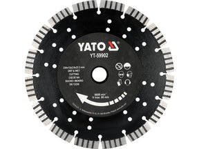 DISC PENTRU BETON ARMAT 230MM Yato YT - 59902 Yato - scule electrice si unelte profesionale - BricoMart