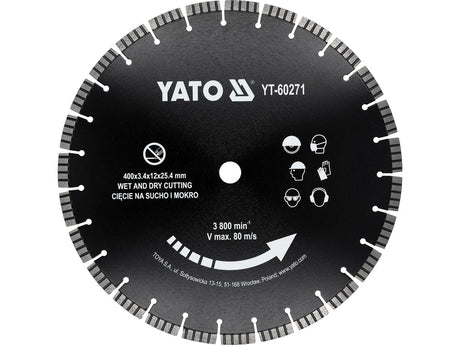 DISC PENTRU CUTTER BETON 400MM Yato YT - 60271 Yato - scule electrice si unelte profesionale - BricoMart