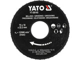 DISC RASPEL PENTRU LEMN 75MM Yato YT - 59145 Yato - scule electrice si unelte profesionale - BricoMart