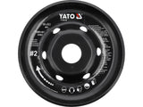 DISC RASPEL PENTRU POLIZOR UNGHIULAR, 120MM, NR2 Yato YT - 59156 Yato - scule electrice si unelte profesionale - BricoMart