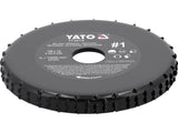 DISC RASPEL PENTRU POLIZOR UNGHIULAR, 120X12MM, NR1 Yato YT - 59179 Yato - scule electrice si unelte profesionale - BricoMart
