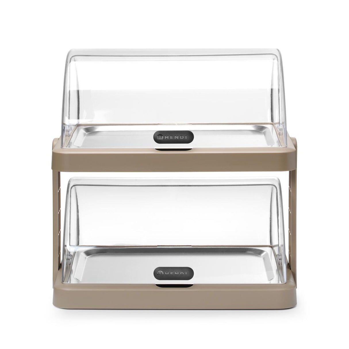 Display racire rolltop bej dublu, cu 4 elemente de racire