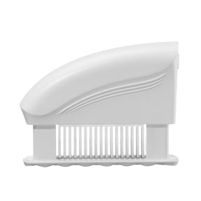 Dispozitiv fragezire carne Hendi, cu 51 lame, otel inoxidabil 18/8, plastic ABS, ALB, 15x4.2x11.8 cm